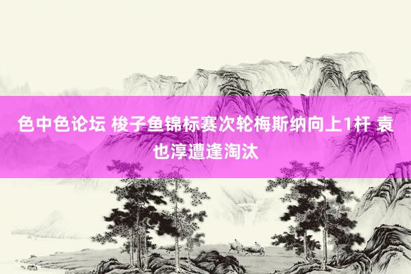 色中色论坛 梭子鱼锦标赛次轮梅斯纳向上1杆 袁也淳遭逢淘汰