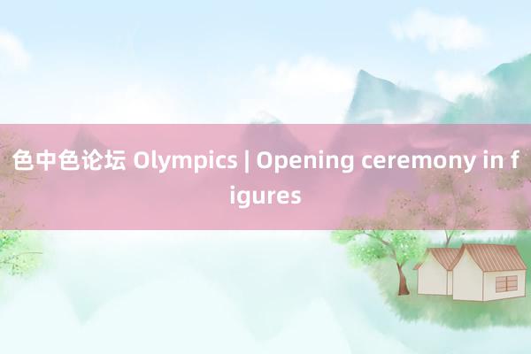 色中色论坛 Olympics | Opening ceremony in figures