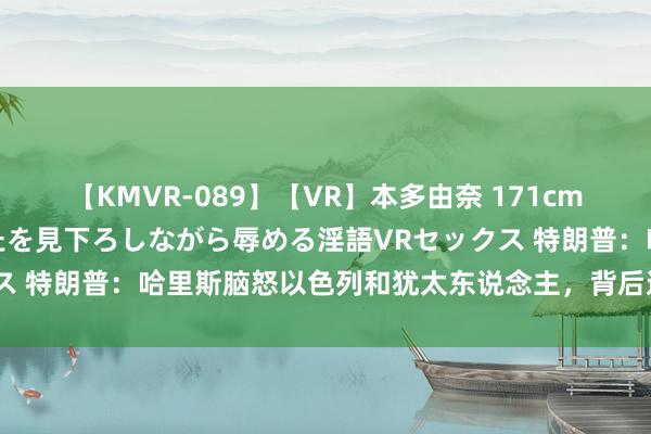 【KMVR-089】【VR】本多由奈 171cm高身長の美脚痴女があなたを見下ろしながら辱める淫語VRセックス 特朗普：哈里斯脑怒以色列和犹太东说念主，背后选票统共默契