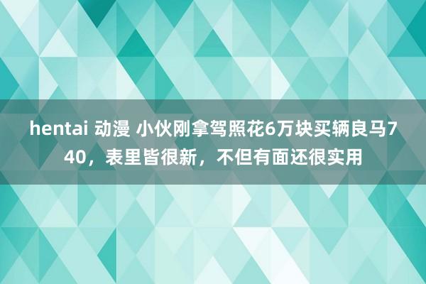 hentai 动漫 小伙刚拿驾照花6万块买辆良马740，表里皆很新，不但有面还很实用